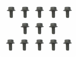 1967 - 1981 Chevy Transmission Pan Bolts Set, Automatic TH350 or TH400, Black, 13 Pieces