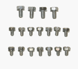 1967 - 1979 Camaro Small Block Oil Pan Bolts Set, Custom Chrome