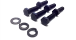 1967 - 1981 Chevy Camaro Automatic Transmission to Engine Block Mounting Bolts Set, Correct TR Heads, 6 Bolts and 3 Washers