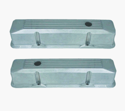 1967 - 1986 Camaro Valve Covers, Small Block, Polished Aluminum | Camaro Central