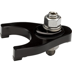 1967 - 1991 Distributor Hold Down Clamp Bracket, Black Anodized Billet