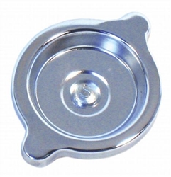 Valve Cover Oil Filler Cap, CHROME Plated with "S" Rivet, OE Style