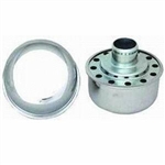 Valve Cover Breather Cap, Chrome Push-In, 1" Diameter