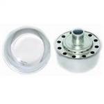 Valve Cover Breather Cap, Chrome Push-In, 3/4" Diameter