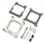 Mr. Gasket Carburetor Adapter Kit, Adapts 4-barrel Square Flange Carburetors to Spreadbore Intake Manifolds