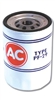 1968 - 1969 Camaro V8 AC PF-29 Oil Filter Red, White and Blue, Long OE Style