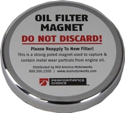 Universal Oil Filter or Transmission Pan Magnet, Each