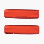 1967 - 1968 Small Block Chevy Valve Covers, Orange Classics