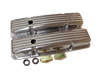 1967 - 1985 Camaro Valve Covers, Small Block, Polished Aluminum, Finned