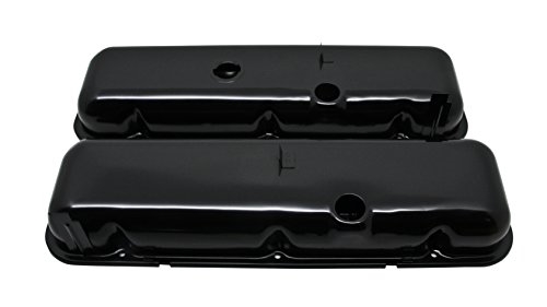 1967 - 1981 Camaro Big Block 396, 427, 454 OE Style Valve Covers, BLACK STEEL, Tall Height