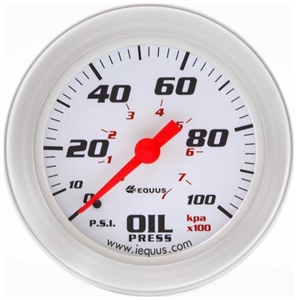 Custom 2-1/16" Round Mechanical Oil Pressure Gauge Assembly