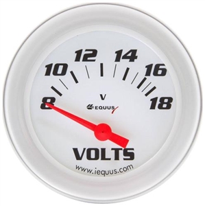 Custom 2-1/16" Round Voltmeter Gauge Assembly