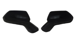 2016 - 2021 Camaro Outer Door Mirror ABS Gloss Black Stick-On Covers, Pair