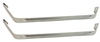 1970 - 1973 Camaro Fuel Gas Tank Straps, Stainless Steel, Pair