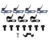 1969 Camaro Correct Fuel Gas Line Clips Set with Bolts, 3/8 Inch