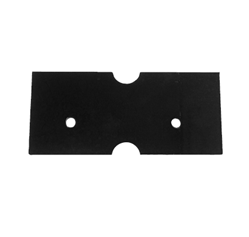 1969 Camaro Dual Exhaust Tail Pipe Hanger Mount Plate Bracket, To Rear Side Frame Rail, LH