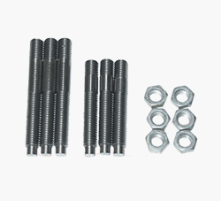 1967 - 1981 Exhaust Manifold Bolt Stud and Nut Set, Small Block and Big Block, Stainless Steel