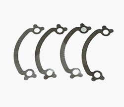 1967 - 1973 Camaro Exhaust Manifold French Locks Set, Big Block, Stainless Steel, 4 Pieces