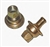 Correct GM Style Smog Tube Check Valve, Gold Plating