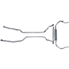 1970 - 1974 Camaro Z28 Dual Exhaust System Kit, Factory OE Style 2-1/4" with Polished Stainless Steel Tips