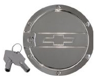 2010 - 2011 Camaro Bowtie Logo Locking Fuel Door