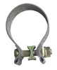 Pypes Stainless Steel 2.5" x 1" Wide Tail Pipe and Tip Exhaust Band Clamp, Each