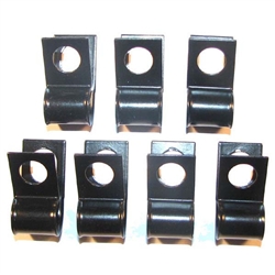 1969 Camaro Fuel Gas Line Clips Set, 3/8 Inch