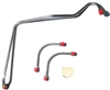 1967 - 1968 Camaro Z-28 Fuel Gas Lines Set, Pump to Carburetor, Y-Block Included