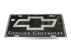 License Plate, Genuine Chevrolet with bowtie