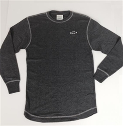 Thermal Long Sleeve T-Shirt with Chevy Bow Tie