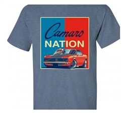 T-Shirt, 68 Camaro Nation, Red, White, and Blue