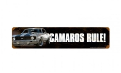 Metal Sign, Camaro Rule