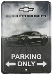 Sign, Metal, Fifth Generation Camaro Parking Only