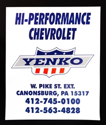 Yenko Camaro Paper Floor Mat or Poster