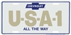 CHEVROLET USA-1 ALL THE WAY License Plate