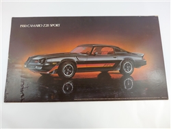 1980 Camaro Z28 Dealership Showroom Poster Print, GM NOS