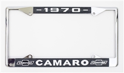 License Plate Frame, 1970 Camaro Bowtie