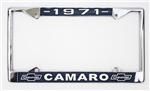 License Plate Frame, 1971 Camaro Bowtie