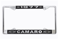 License Plate Frame, 1977 Camaro Bowtie