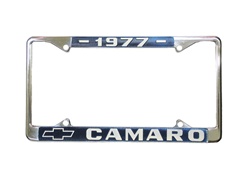 License Plate Frame, 1977 Camaro Bowtie