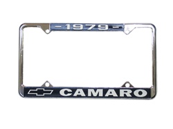 License Plate Frame, 1979 Camaro Bowtie