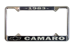 License Plate Frame, 1983 Camaro Bowtie