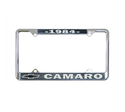 License Plate Frame, 1984 Camaro Bowtie