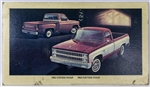 1982 Chevrolet Pickups Dealership Showroom Sign Poster Print, GM Original