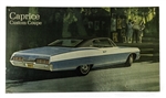 1967 Chevrolet Caprice Custom Coupe Dealership Showroom Sign Poster Print, GM Original