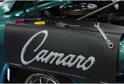 Camaro Script Logo Fender Gripper Cover Mat is now on SALE!