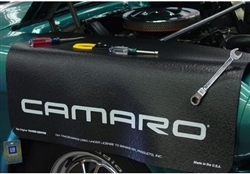 Camaro Logo Fender Gripper Cover Mat is now on SALE!