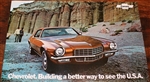 1972 Camaro GM Dealership Showroom Poster, 2 Sided NOS GM