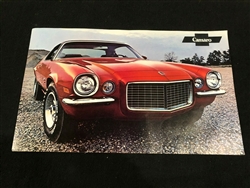 1971 Camaro GM Dealership Showroom Poster, 2 Sided NOS GM