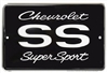 Chevy SS Super Sport Parking Metal Tin Sign